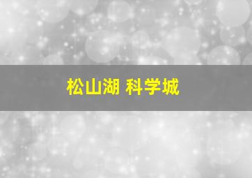 松山湖 科学城